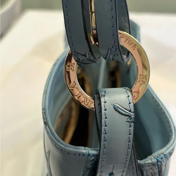 Cuoieria Fiorentina, Mimi Small Blue Hobo handbag. - Picture 6 of 15